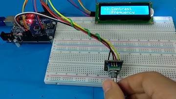 Arduino rotary encoder demo