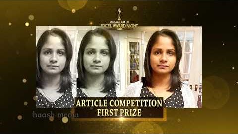 malayalam uk  excel award night