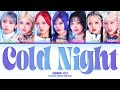 HANA (花) 'Cold Night' Color Coded Lyrics | Lyritix