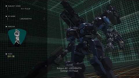 Armored Core Vi Arena - Rank 1 V.I Freud (Locksmith)