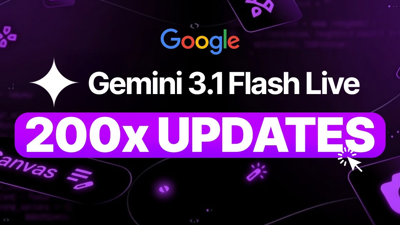 NEW Google Gemini 3.1 Flash Live is INSANE!
