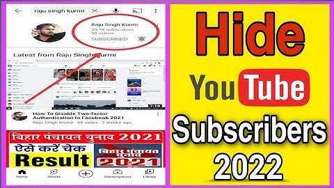 How To Hide Subscribers on Youtube 2022 | YouTube Subscribe Hide Kaise Kare 2022 | Find2Best - हिंदी