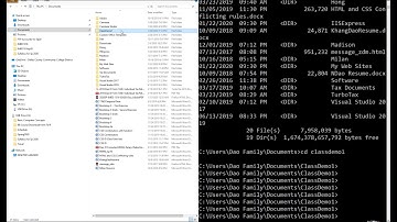 File Management - Part 1A - DOS Commands