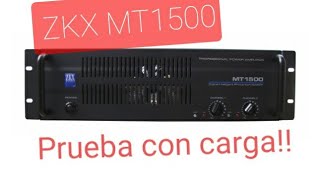 ZKX MT1500 del pueblo! Video 1 Made in Argentina, prueba con carga!
