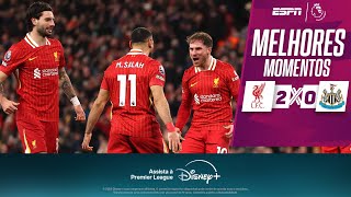 Thumbnail for LIVERPOOL bate o Newcastle e DISPARA no topo da Premier League | MELHORES MOMENTOS