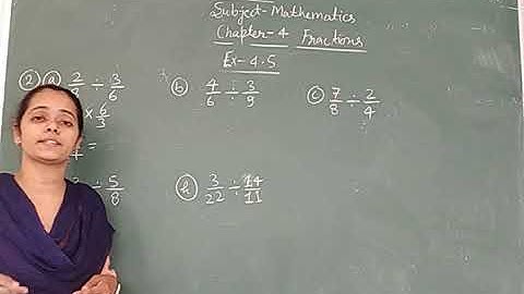 Class-5 Mathematics Chapter-4 Topic- Fractions By Bharti Singh