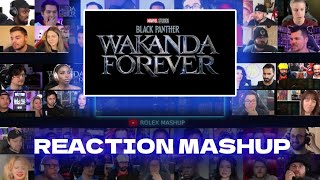 Black Panther: Wakanda Forever - Official Trailer---- REACTION MASHUP  Marvel Studios
