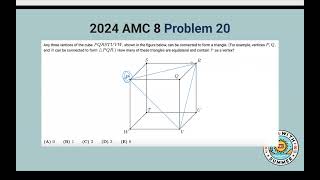 2024 AMC 8 Problem 20