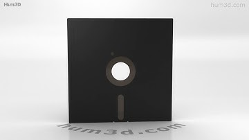 Floppy Disk 8 inch 3D model by 3DModels.org