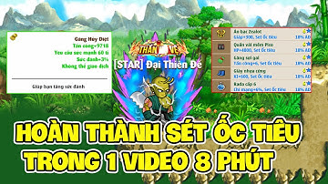 Hồi Sinh Ngọc Rồng - Hoàn Thành Namek Sét Ốc Tiêu Cho Đại Thiên Đế Sv3 Trong 8 Phút !