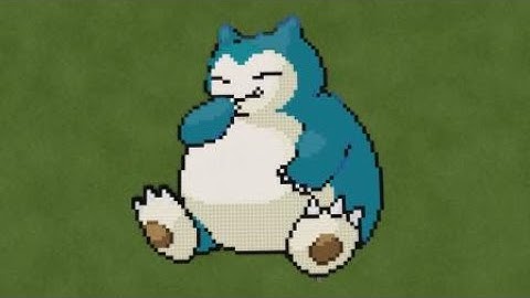 |Snorlax| Minecraft Pokemon Statues