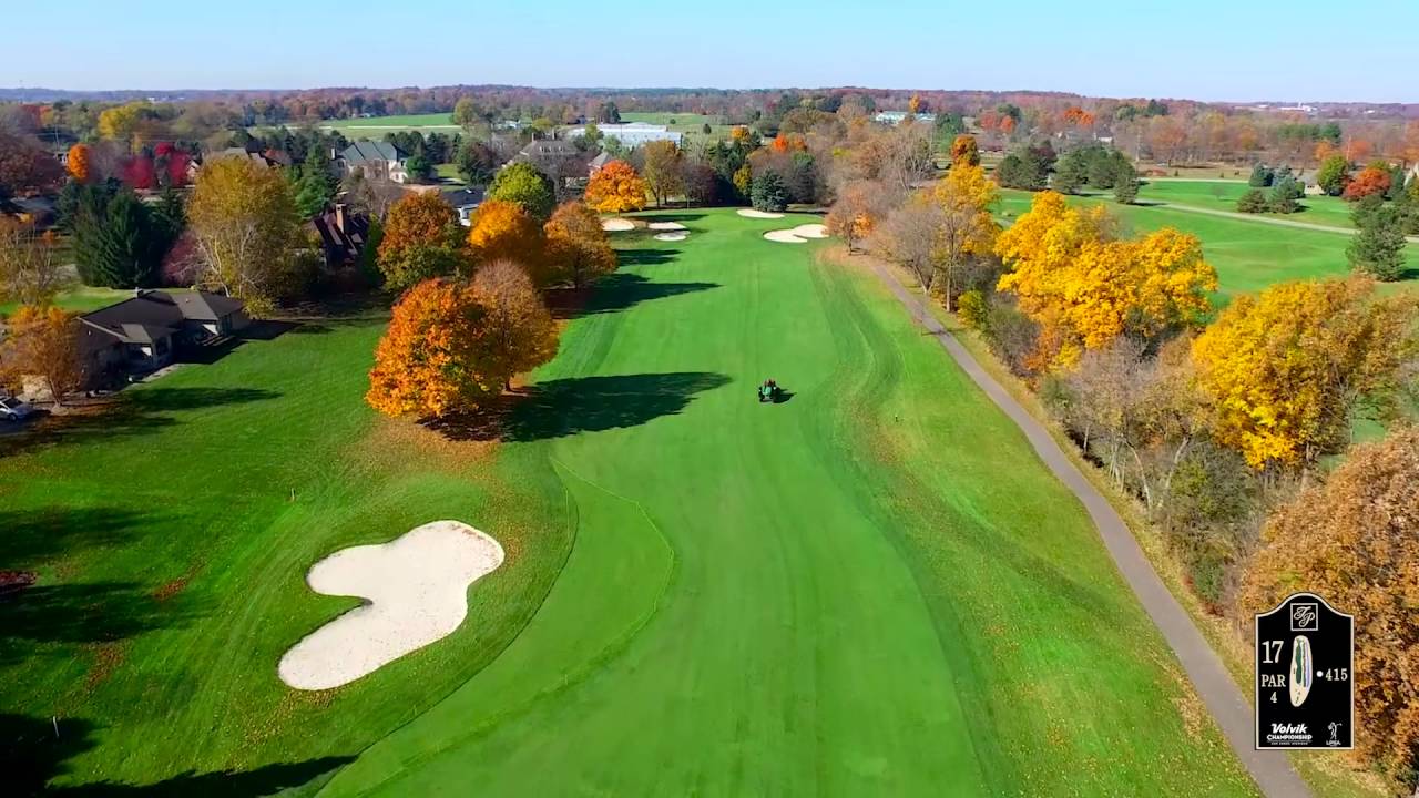 Travis Pointe Country Club - Hole 17 - YouTube