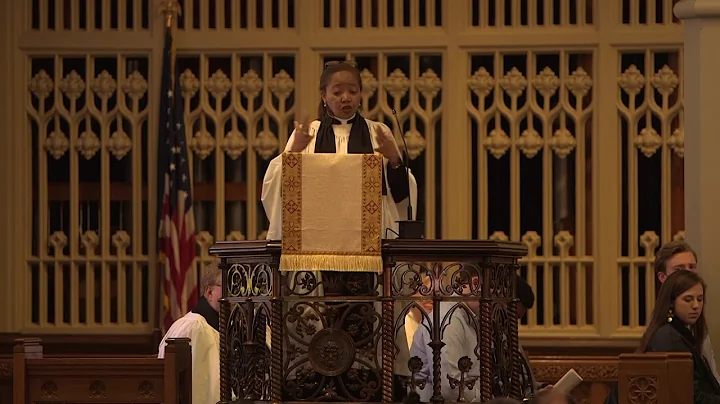 Rev. Dorothy Sanders Wells '82 Speaks at the Servi...