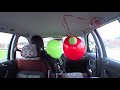 Ballonnen in de auto