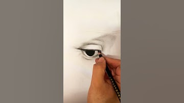 How to draw from mobile | Mobile se tilted face kaise draw karein|How to draw an eye/eyes easy step