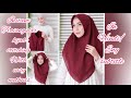 Instant triangular hijab stitching with very easy methods in hindi/eng subtitle