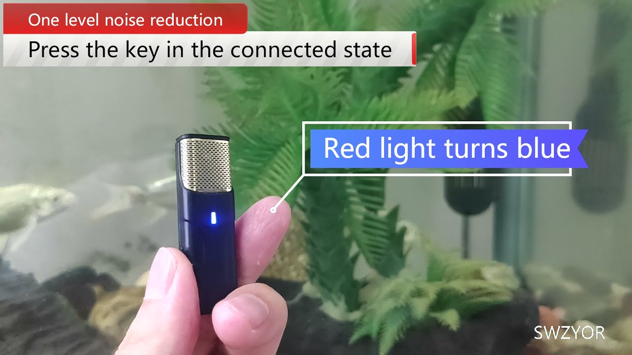 How to use the Wireless Mic Noise Reduction ? Type-c & iOS Devices Smartphone ANC Mic