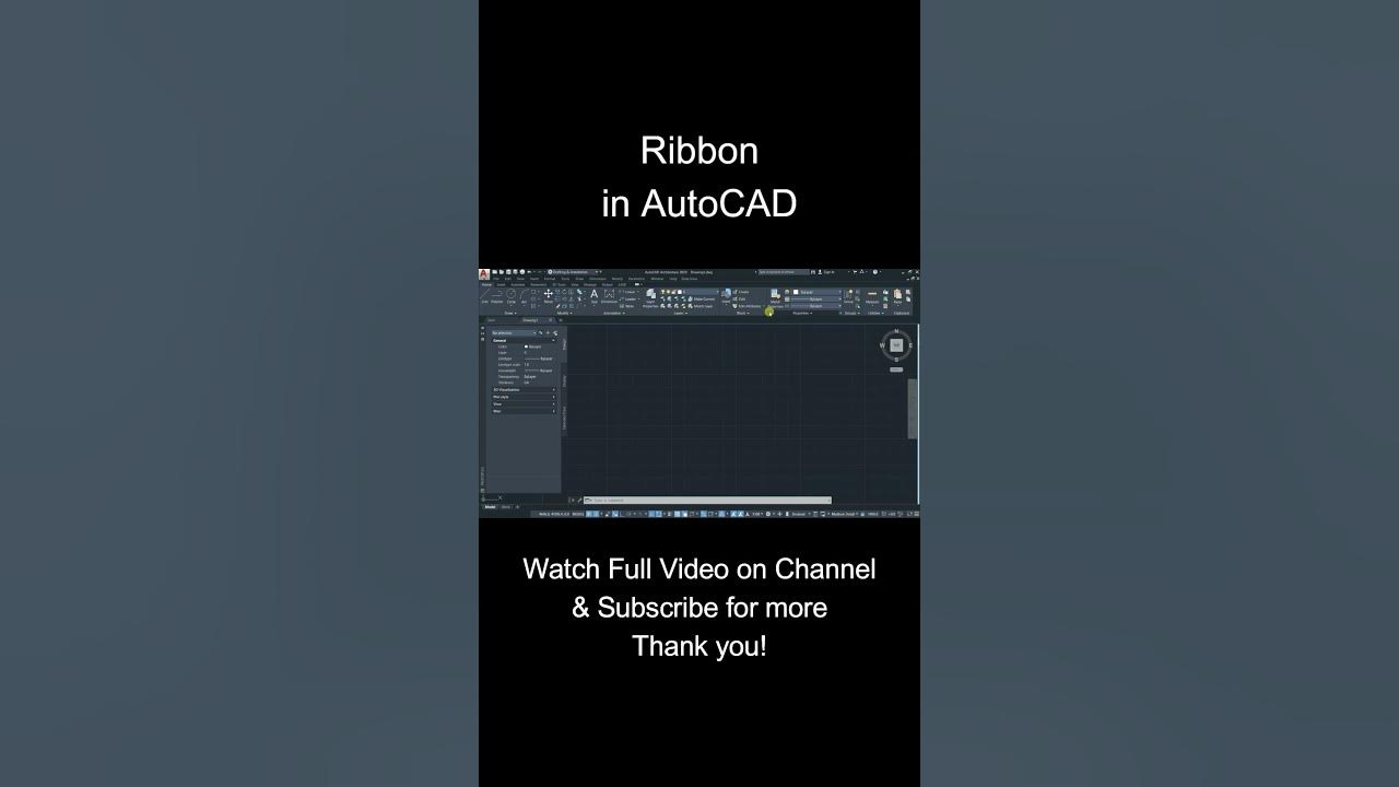 what-is-ribbon-in-autocad-autocad-tutorial-shorts-autocadtutorial