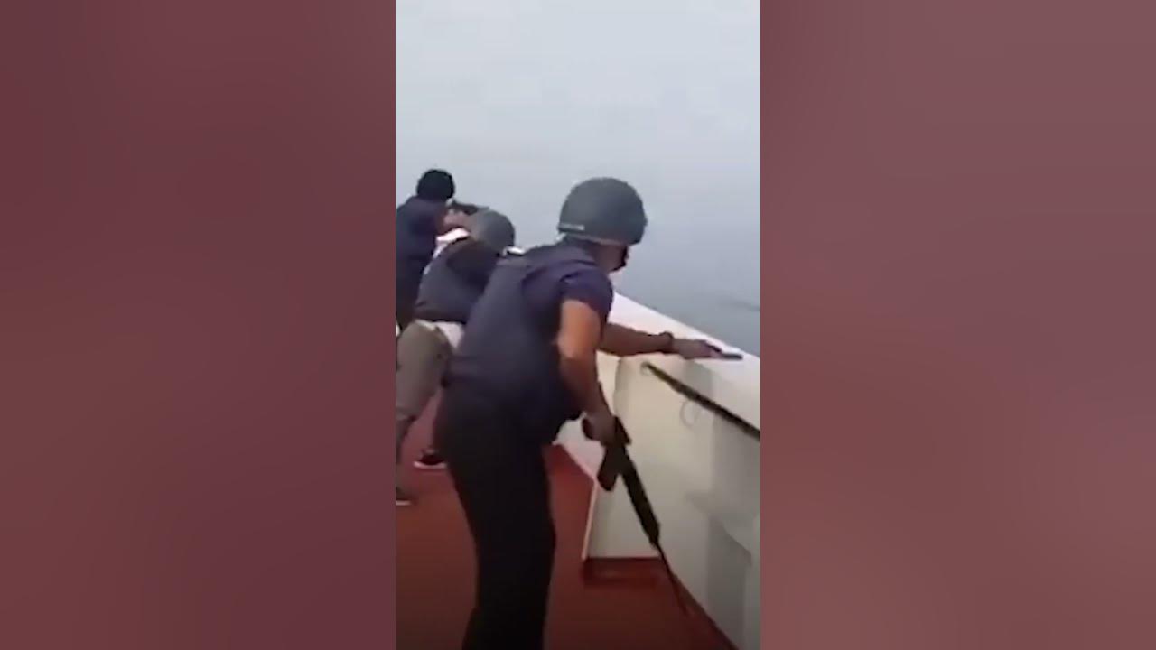 Oil tanker crew open fire on Houthi drone boat filled with explosives