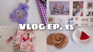 🎀 vlog ep 15 : новый декор стены, моя коллекция стикеров для ежедневника