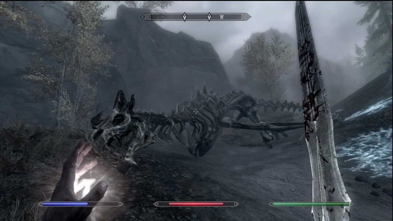Skyrim :: TheNiceWhiteGuy vs. Frost Dragon