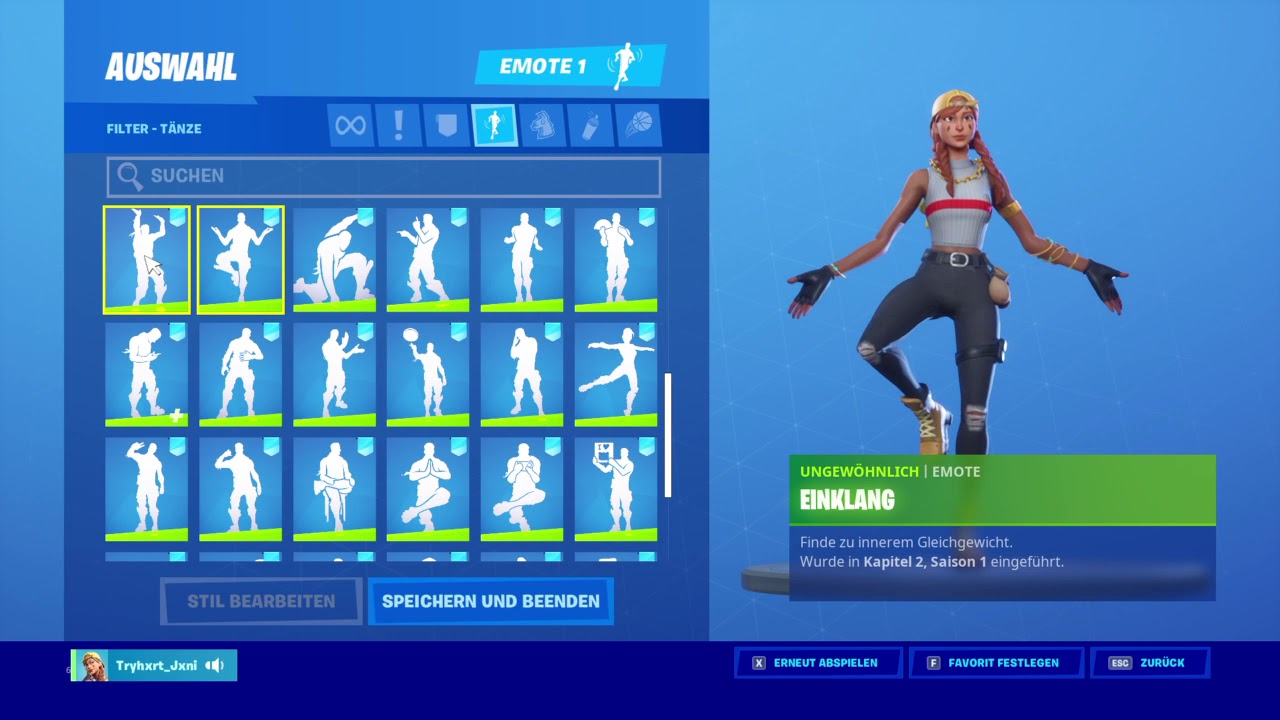 Alle Fortnite Tänze Die Es Gibt