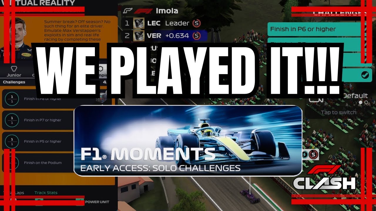 F1 Moments НОВЫЙ игровой режим в F1 Clash 2025