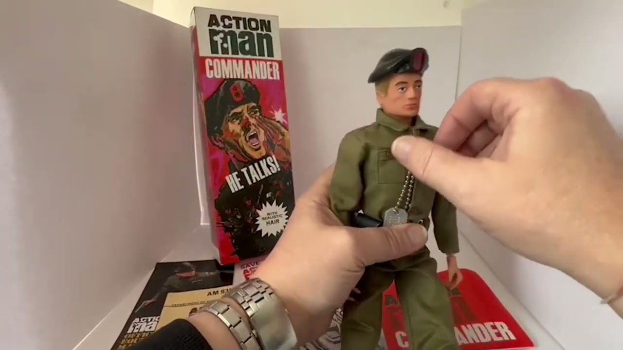 Vintage 2007 Action Man 40th Anniversary Talking Commander 12 Inch