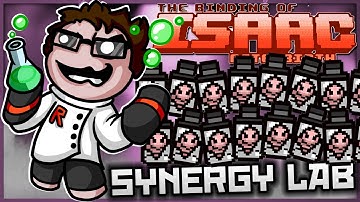 The Binding of Isaac: Afterbirth - Synergy Lab: ULTIMATE MISSILE NUMBERS, ULTIMATE LASERS V2!