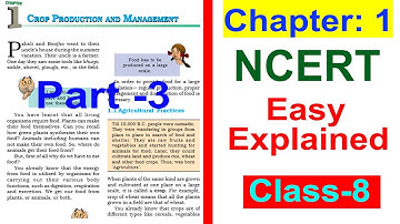 Sowing || Crop Production and Management || CLASS 8 SCIENCE| CHAPTER 1 | NCERT Solutions