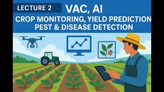 VAC, AI, Unit 4 Lecture 2 – Crop Monitoring, Yield Prediction, Pest & Disease Detection with AI