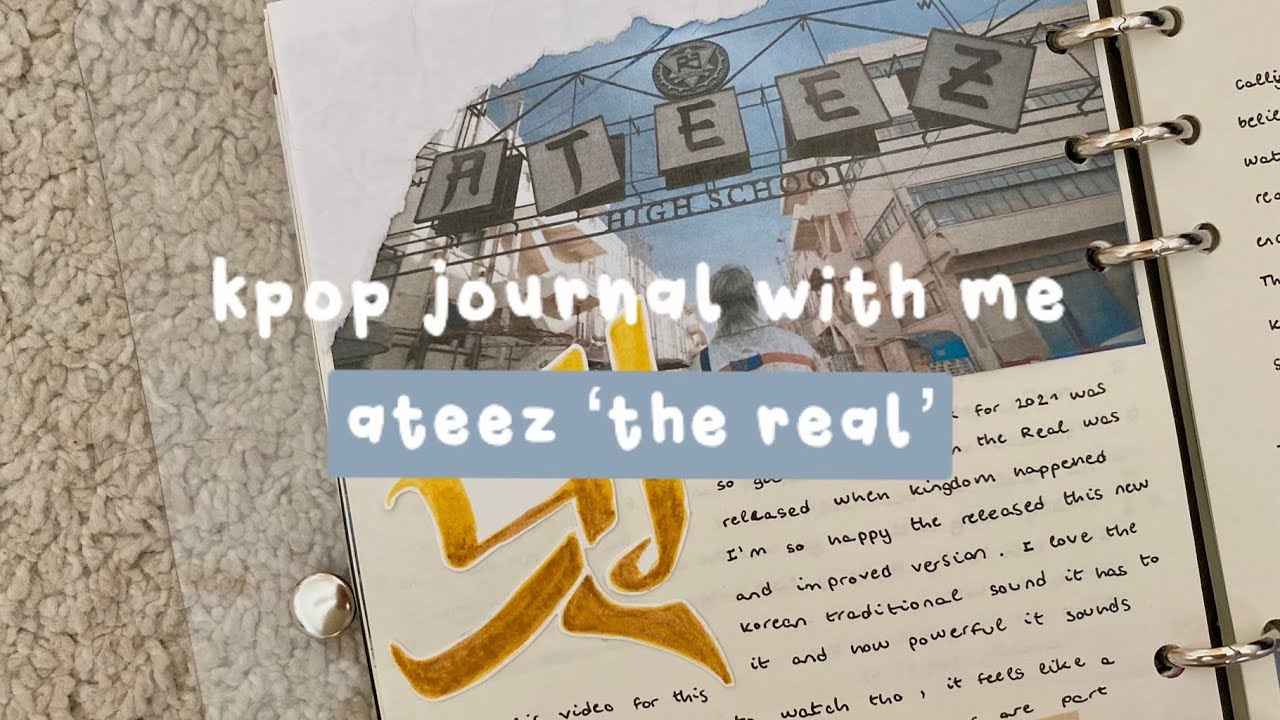 kpop journal with me: ateez '멋 (the real)' 🪅 | TheSerendipityNook