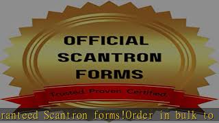 Official Scantron Brand 882-E Answer Sheet (50 Pack)