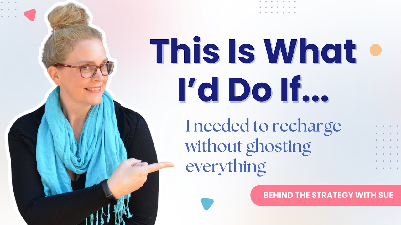 This Is What I’d Do If I Needed to Recharge Without Ghosting My Business