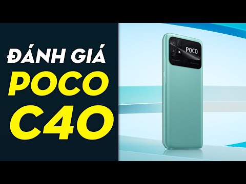 Đánh giá nhanh POCO C40: Thiết kế đẹp, pin trâu giá hạt dẻ