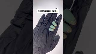 Isolated Chrome Nails💅 #pressonnails #pressonnailsbusiness #chromenails #ordernow #ytshortviral