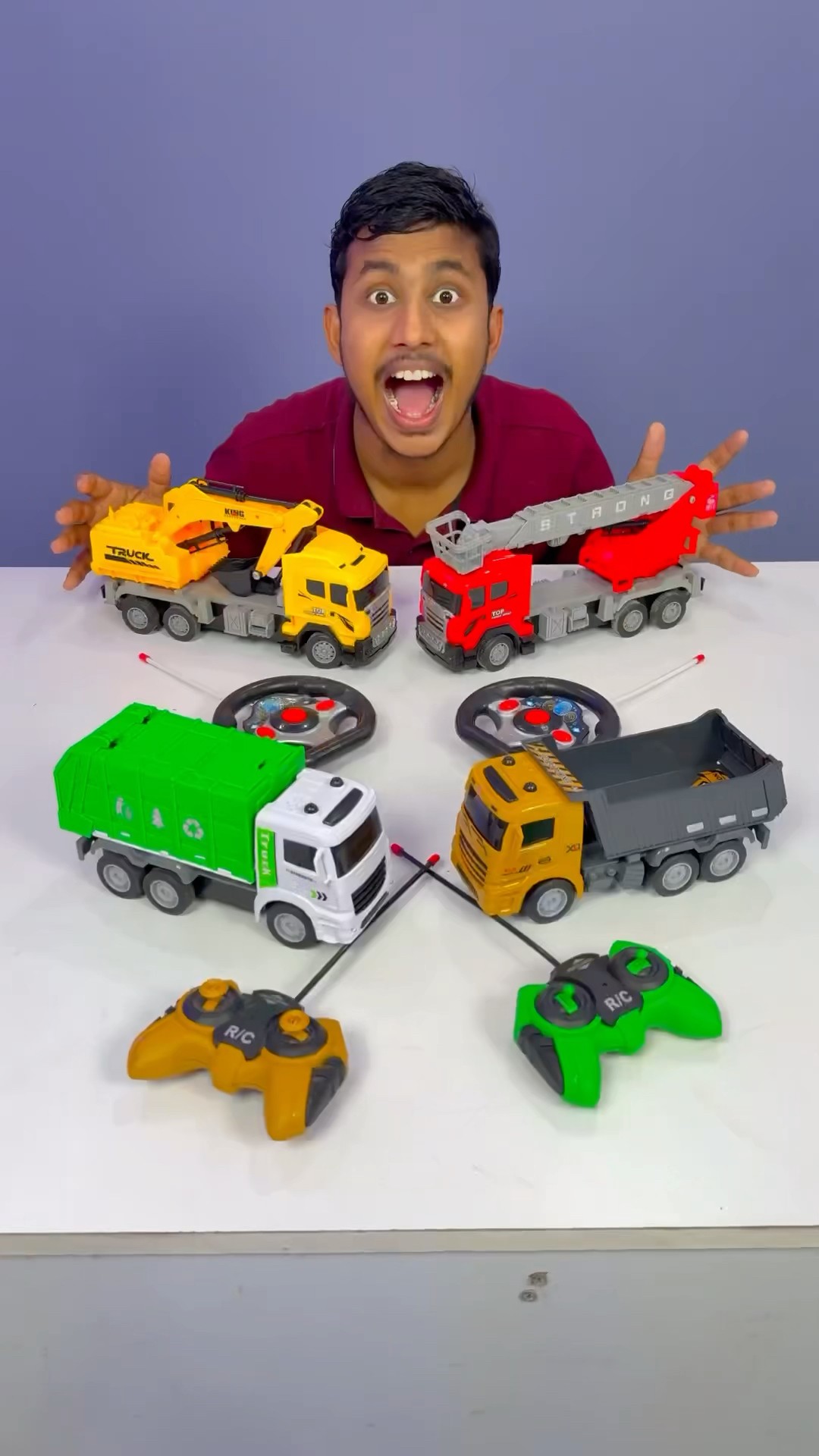 4 RC Fire Brigade RC Truck RC Dumper