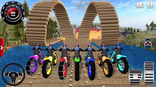 Impossible Motocross Mega Ramp Racing Stunts 3D - Extreme Motor Bike Simulator - Android GamePlay #1 screenshot 1