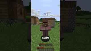 Getting scammed by a Minecraft Villager
