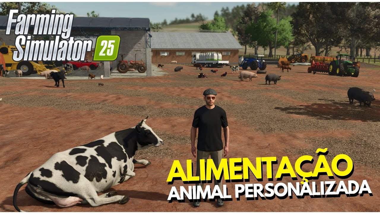 Realismo na Pecuária: Crie suas PRÓPRIAS Rações e Receitas no FS25! | Mod Adjust Animal Food #08