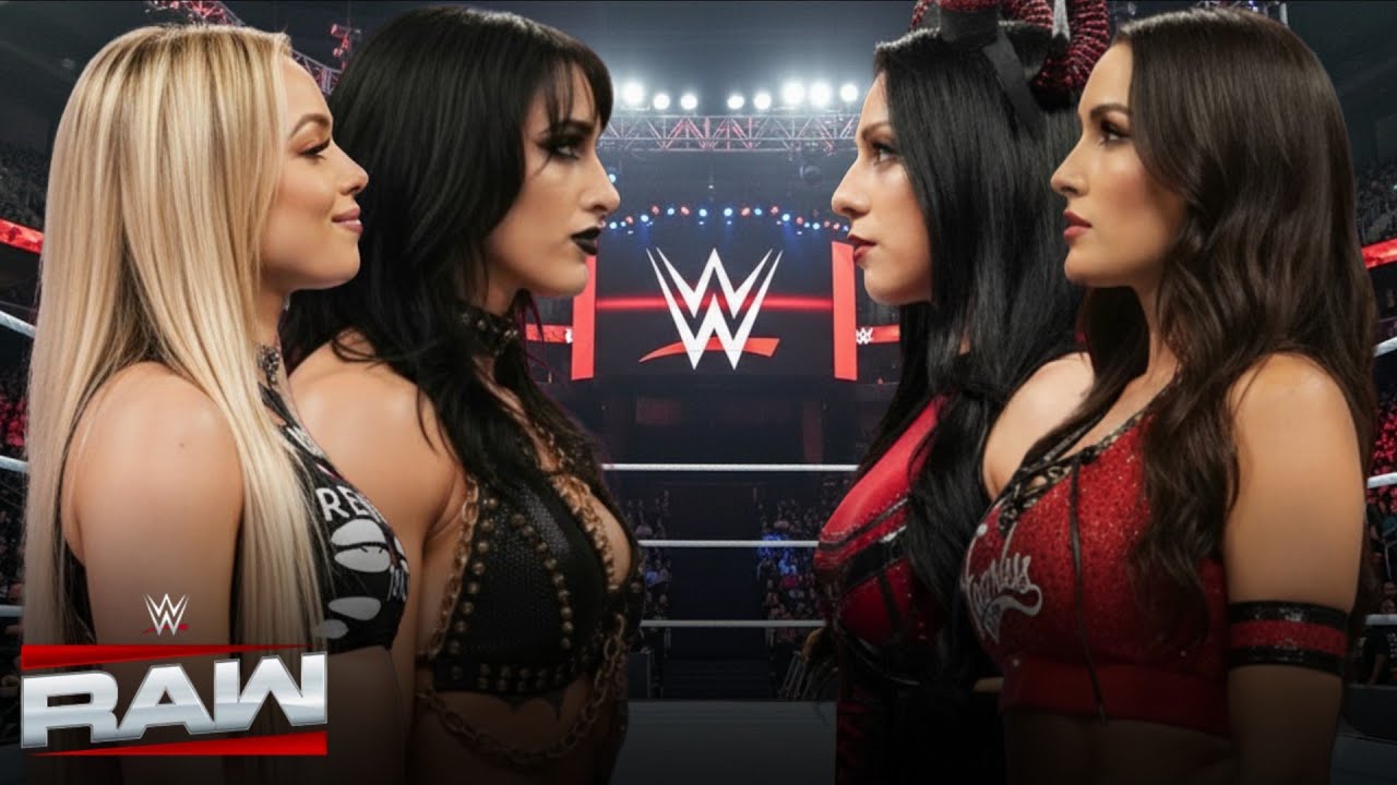 WWE 2K25 — Риа Рипли и Лив Морган против Стефани Вакер и Никки Беллы — ПОЛНЫЙ МАТЧ: WWE 23 октябр...