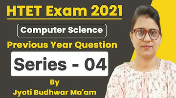 #4 HTET PGT COMPUTER SCIENCE 2021 | HTET PYQ