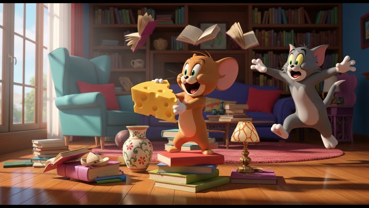 Jerry Tricks Tom in the Kitchen Again