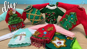 UGLY CHRISTMAS SWEATER ORNAMENTS TUTORIAL