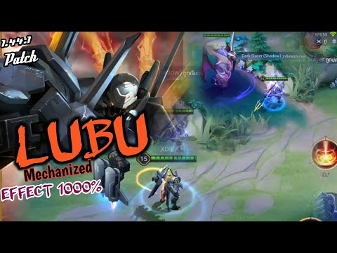 Rov : Mod Skin Lubu Mechanized Effect 100.00% Patch 1.44.1 