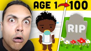 Living From Ages 1 to 100 In 100 Years Life Simulator