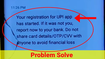 Message UPI payment registration on Google Pay app has begun. If it is not initiated problem solve
