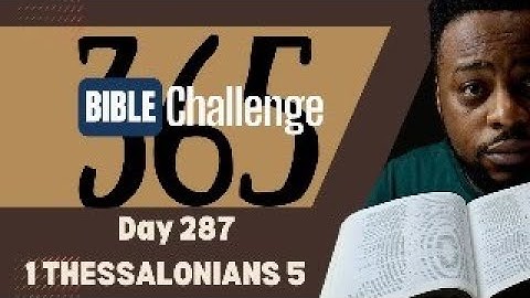 1 Thessalonians Chapter 4 - New Testament in a Year Challenge