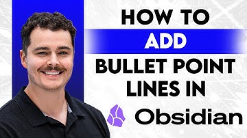 How To Add Bullet Point Lines In Obsidian [2025 Guide]