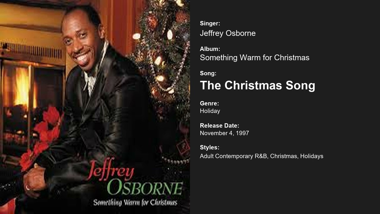 Something Warm for Christmas by  Jeffrey Osborne - New Holiday Album Out Now!